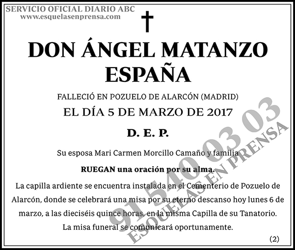 Ángel Matanzo España